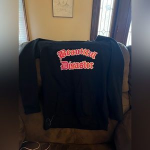 Beautiful Disaster Scoop Neck Sweatshirt